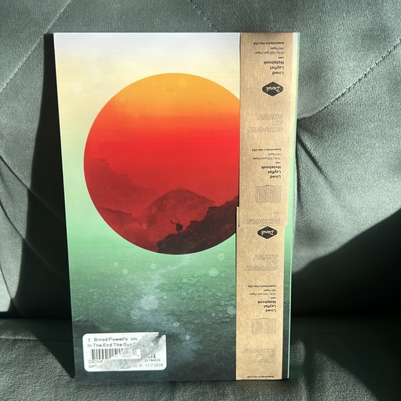 Denik In the End the Sun Rises Layflat Notebook NWT - Picture 2 of 2